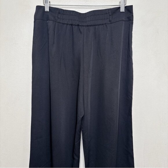 Halara Womens 44 Tapered High Waisted Button Straight Leg Trouser In Black - Picture 11 of 14